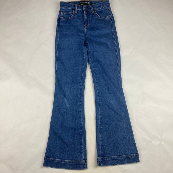 Veronica Beard Denim - Veronica Beard Flare Jeans Women Size 24 Blue - Flaw